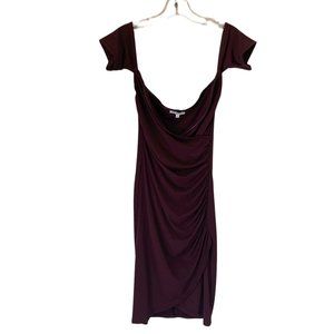Plum bodycon dress NWOT